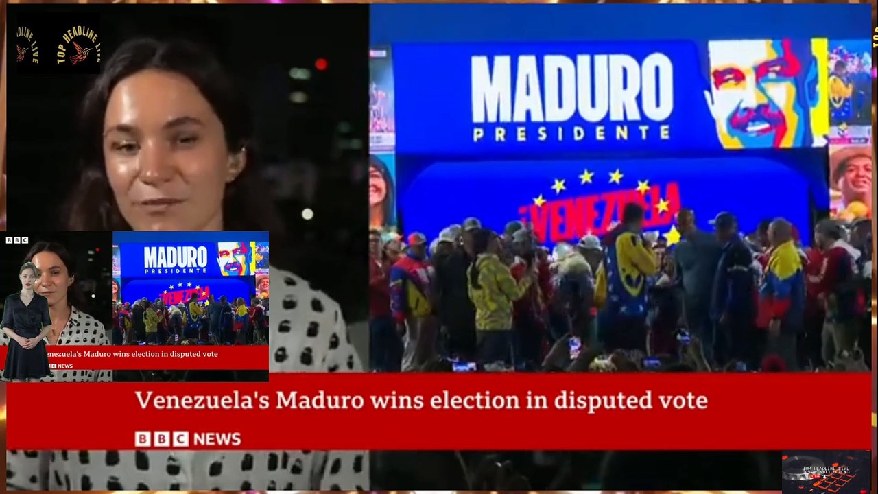 Venezuela's Maduro declared winner in disputed presidential vote | BBC News