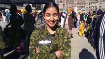 Punjabi girl become an army officer in Canada