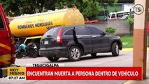 Encuentran muerta a una persona dentro de un vehículo en la capital