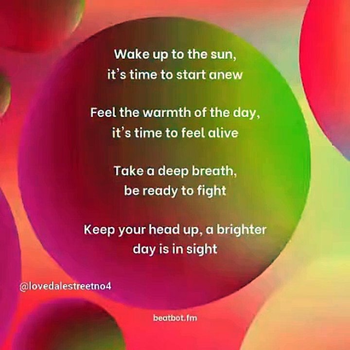 WAKE UP WITH SUN