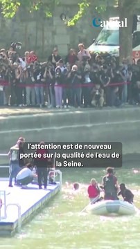 JO 2024 : la Seine sera-t-elle assez propre pour les premiers plongeons des athlètes ?