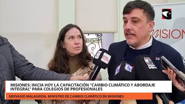 Misiones: inicia hoy la capacitación Cambio Climático y Abordaje Integral para colegios de profesionales