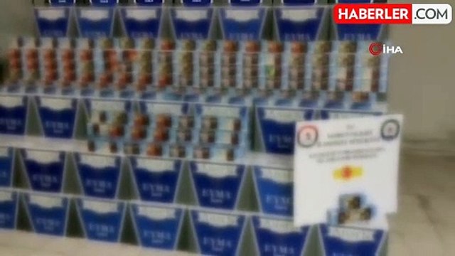 Samsun'da 3 milyon 10 bin adet gümrük kaçağı makaron ele geçirildi