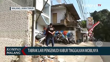 Tabrak Lari, Pelaku Kabur Tinggalkan Mobilnya
