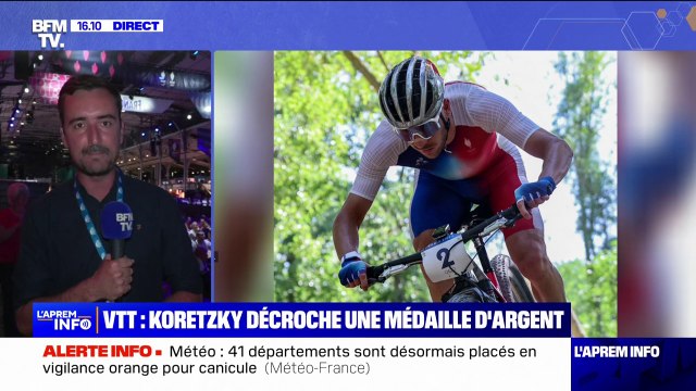 JO 2024: le Français Victor Koretzky décroche l'argent en VTT cross-country