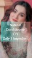 Natural conditioner for shiny tangle free hair