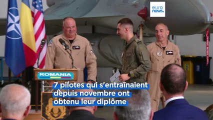 Roumanie : remise des diplômes aux premiers pilotes de F-16 formés au centre de Feteşti