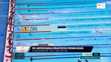 Eric Anderson bangga dengan prestasi perenang negara