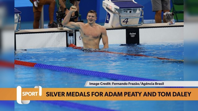 Silver Medals at the Olympics for Adam Peaty and Tom Daley