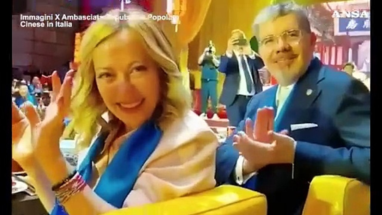 Giorgia Meloni invitata a una festa di compleanno in Cina