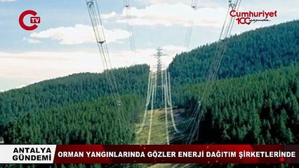 Orman yangınlarında gözler enerji dağıtım şirketlerinde