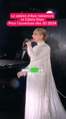 Le salaire d’aya nakamura et celine dion au JO de paris 2024