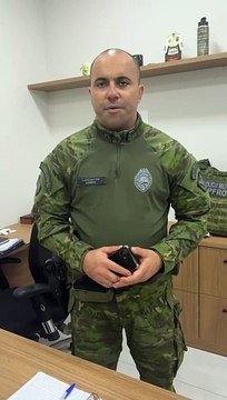 Capitão Namur, do BPFron, fala sobre a apreensão de 2,4 toneladas de maconha em Umuarama