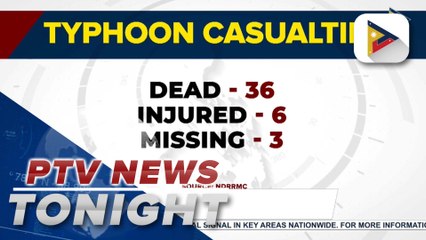 NDRRMC: Death toll rose to 36 due to #CarinaPH, #ButchoyPH, southwest monsoon