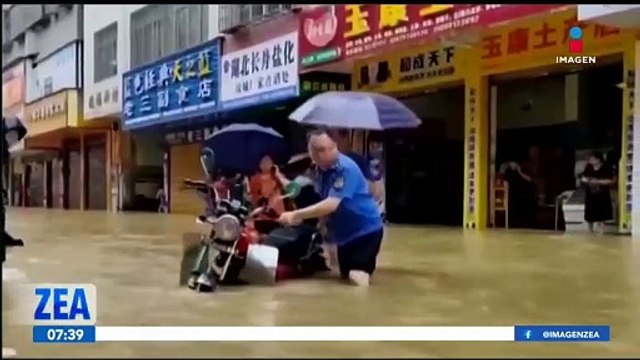 El tifón Gaemi deja severas inundaciones en China