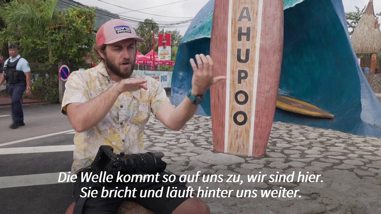 Schwebender Surfer: AFP-Fotograf schießt Sportfoto für die Ewigkeit