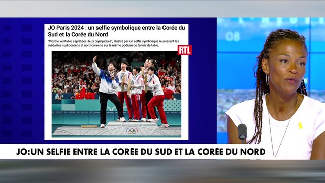 La réaction de Rachel Khan sur le selfie entre les athlètes de Corée du Nord et Corée du Sud