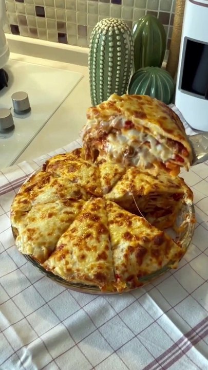 Double decker pizza