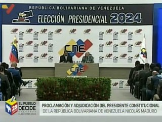 Download Video: Pdte. reelecto Nicolás Maduro agradeció a veedores internacionales por acompañamiento en comicios