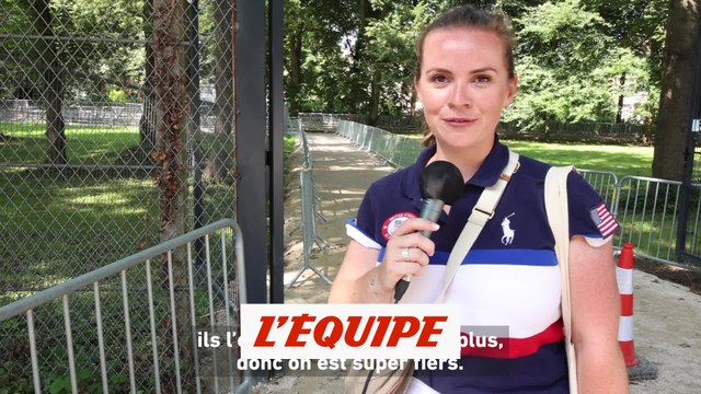 Les spectateurs sous le charme de Versailles - JO 2024 - Equitation