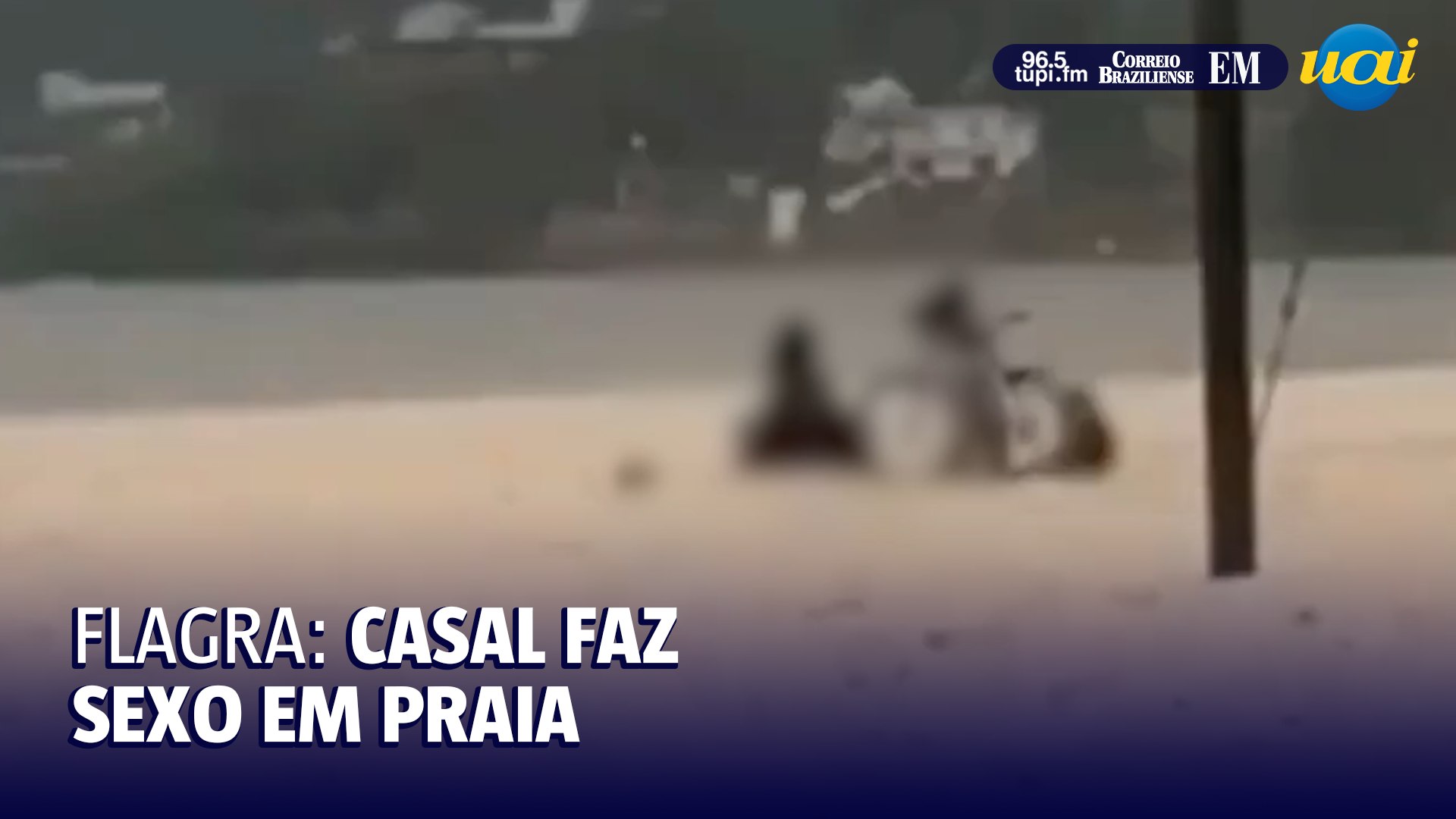 Casal faz sexo em público ao lado de criança em praia de SP