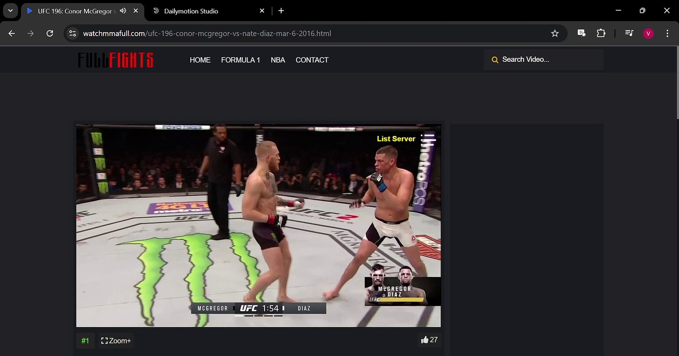 UFC Flashback Conor first loss