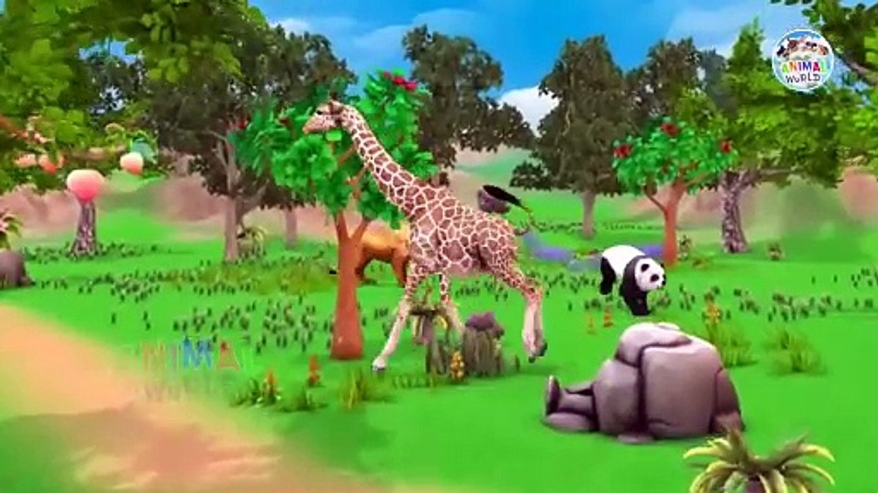 Lion and Rabbit Story - Animals Family _ Rabbit Escape _ Funny Animals 3D Cartoon(720P_HD)