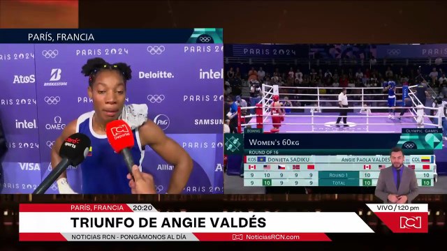 Angie Valdés clasificó a los cuartos de final de boxeo femenino 60kg: ¡vamos Colombia!