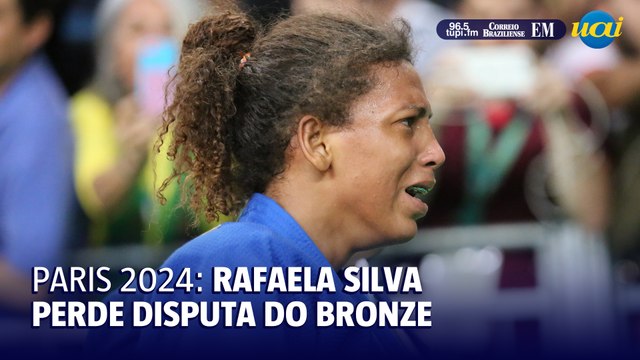 Paris 2024: Rafaela Silva perde luta tensa e fica sem medalha no judô