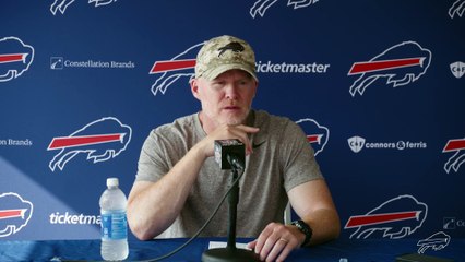 Bills HC Sean McDermott Talks to Media Before Practice 🏈