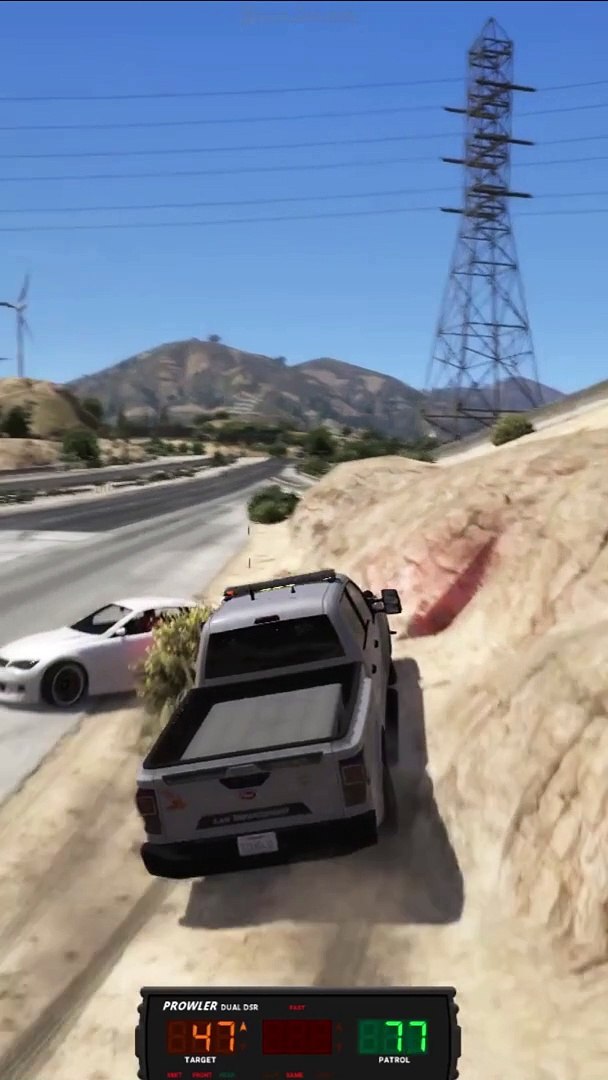 ⁣Game Warden does a barrel roll! #shorts #reels #gta5 #lspdfr