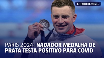 Paris 2024: nadador medalha de prata testa positivo para covid