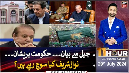 11th Hour | Waseem Badami | ARY News | 29th July 2024