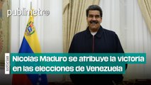 Nicolás Maduro se atribuye la victoria en las elecciones en Venezuela con el 51% de los votos