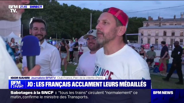 On est fiers : Les spectateurs du Club France enthousiastes après une belle journée pour la délégation française aux Jeux olympiques