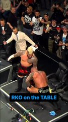 wwe Randy RKO on The Table