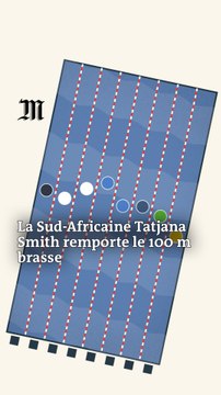 La Sud-Africaine Tatjana Smith remporte le 100 m brasse