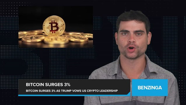 Bitcoin Surges 3% to Reach 6-Week High as Trump Vows to Make US Crypto Leader