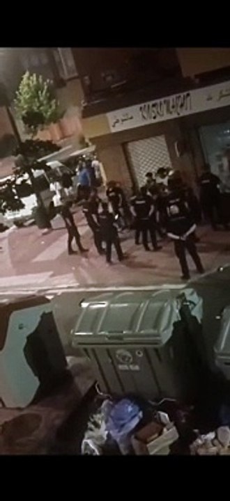Agresión policial en la avenida de Segovia.