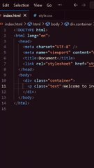Animated text in html css