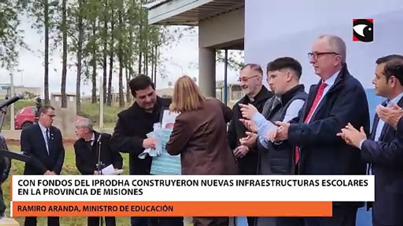 Con fondos del IPRODHA construyeron nuevas infraestructuras escolares en la provincia de Misiones