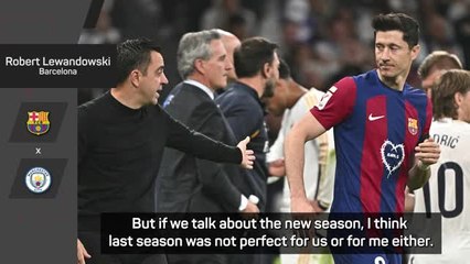 Lewandowski says Barca must take step forward after 'not perfect' season