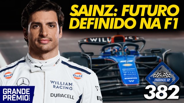 RED BULL MANTÉM PÉREZ, WILLIAMS PEGA SAINZ, MERCEDES VIRA 1ª FORÇA DA F1 | Paddock GP #382