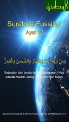 Surah Al Fusilat Ayat 37 - KH. Muammar Z.A