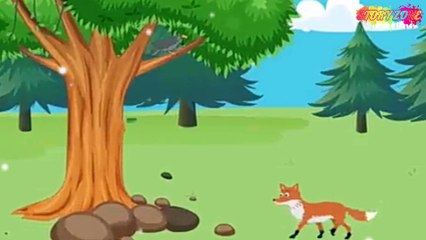 The Fox  And  Crow Story || Urdu| Hindi چالاک لومڑی اور کوا | Story Zone
