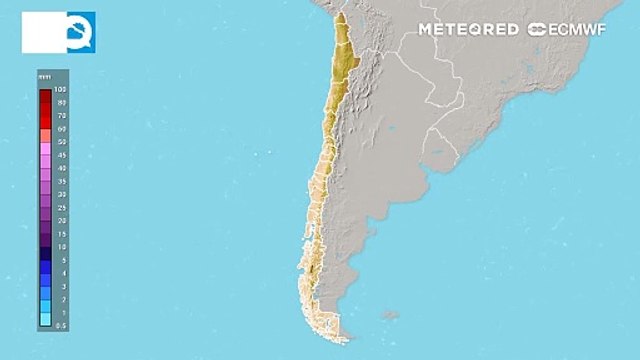 Abundantes precipitaciones se esperan esta semana en Chile