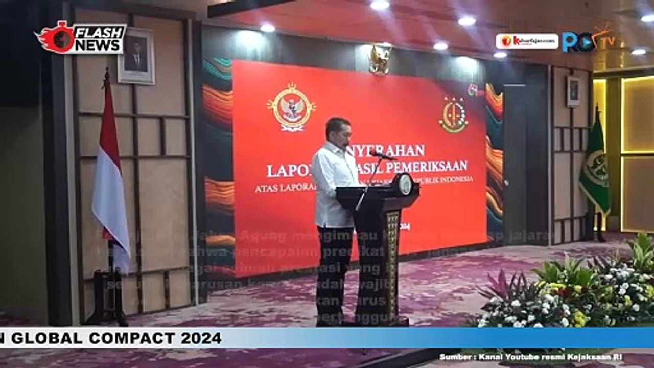 Penyerahan Laporan Hasil Pemeriksaan (LHP) Atas Laporan Keuangan Kejaksaan RI Tahun 2023