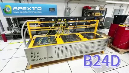 Immersion Cooling Tank B24D Supports 24 Antminers or 30 Whatsminers