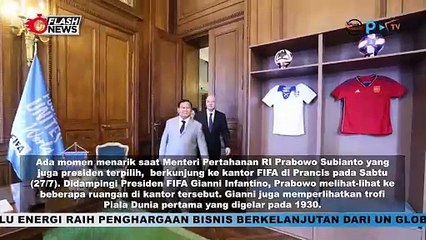 Bertemu Presiden FIFA, Prabowo Subianto Ditantang Tendang Bola dan Bikin Gol