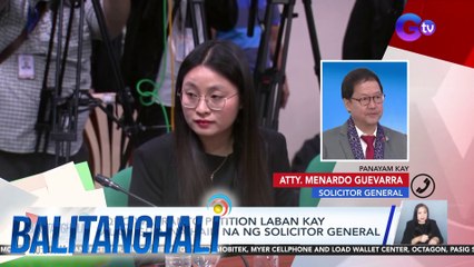 Panayam kay Atty. Menardo Guevarra, Solicitor General (July 30, 2024) | Balitanghali